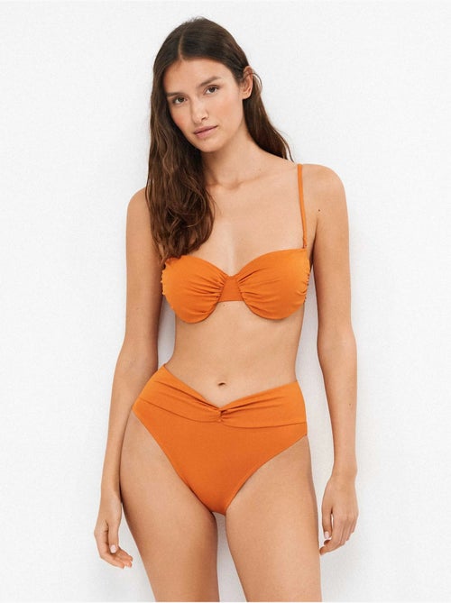 Culotte bikini haut noué - Kiabi Culotte bikini haut noué - Kiabi