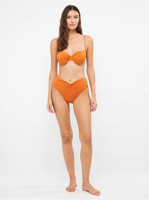 Culotte bikini haut noué - Kiabi Culotte bikini haut noué - Kiabi