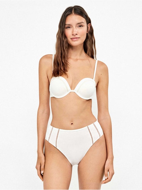 Culotte bikini haute ajourée - Kiabi Culotte bikini haute ajourée - Kiabi