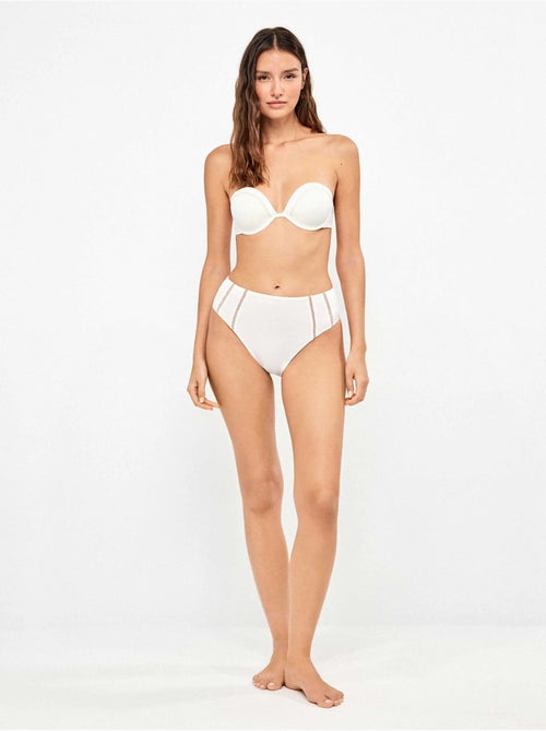 Culotte bikini haute ajourée - Kiabi Culotte bikini haute ajourée - Kiabi