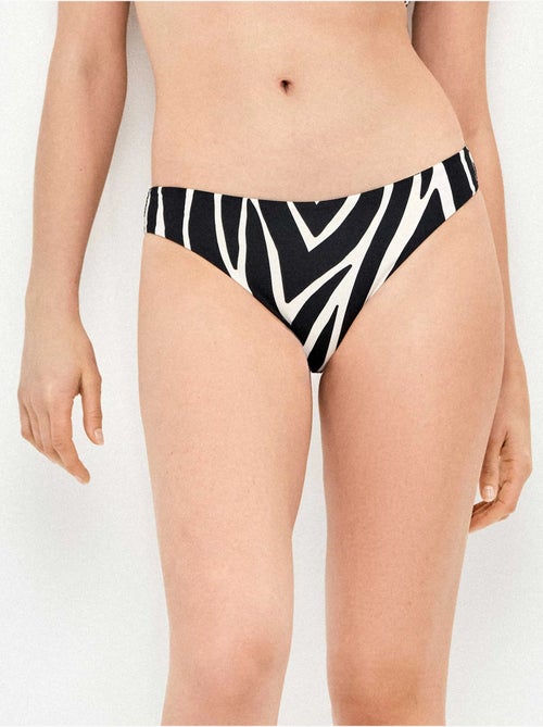 Culotte bikini imprimé animal zèbre - Kiabi Culotte bikini imprimé animal zèbre - Kiabi