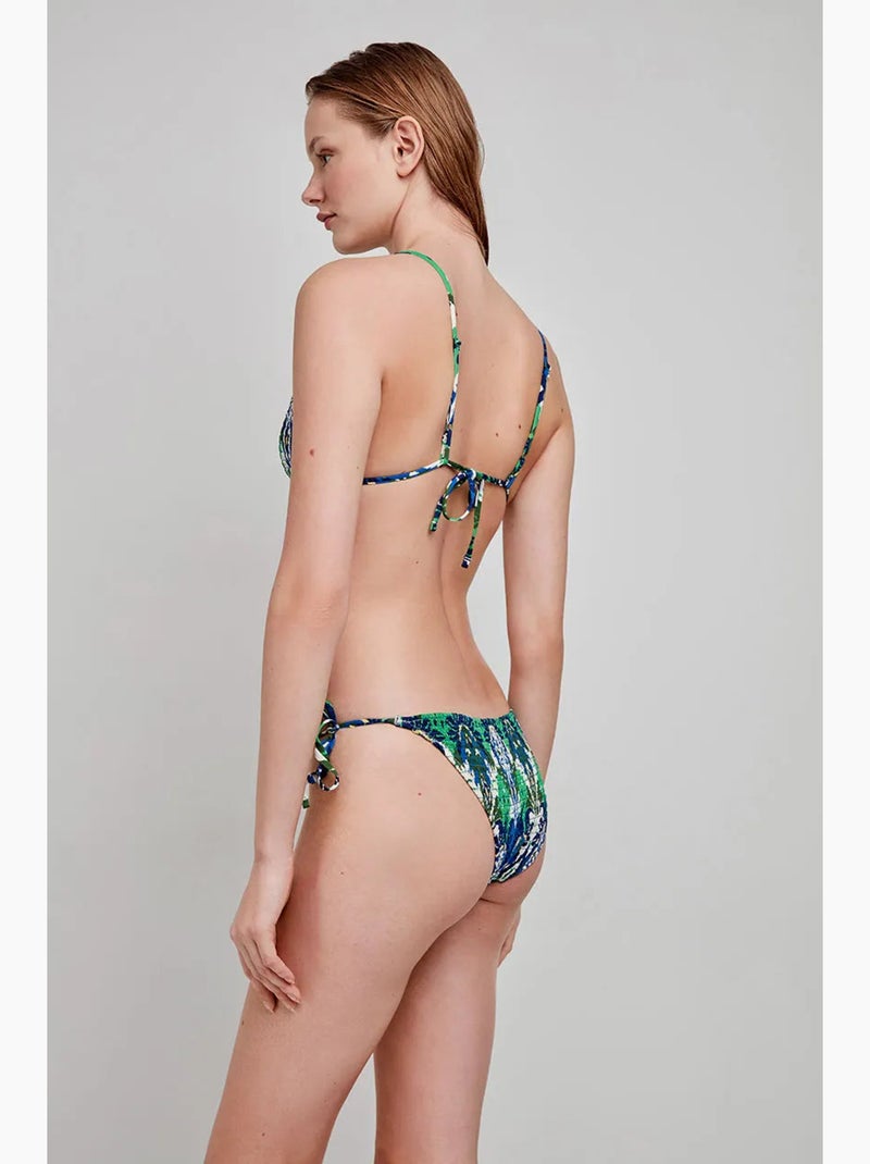 Culotte bikini imprimé tribal Multicolore - Kiabi