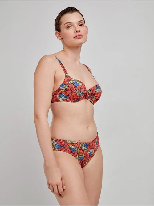 Culotte bikini midi imprimé tribal - Kiabi Culotte bikini midi imprimé tribal - Kiabi