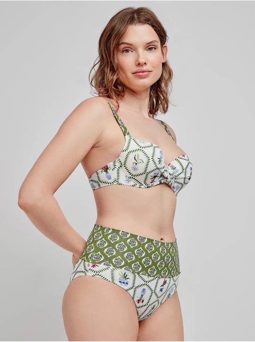 Culotte bikini multiposition imprimé - Kiabi Culotte bikini multiposition imprimé - Kiabi