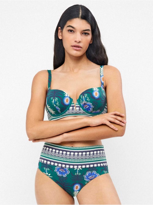 Culotte bikini multiposition imprimée - Kiabi Culotte bikini multiposition imprimée - Kiabi