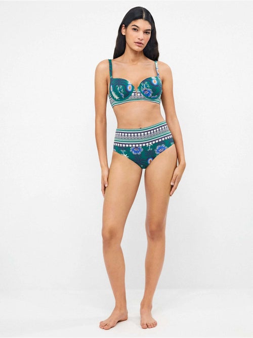 Culotte bikini multiposition imprimée - Kiabi Culotte bikini multiposition imprimée - Kiabi