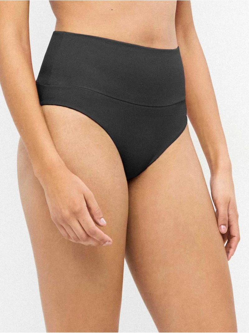 Culotte bikini multiposition Noir - Kiabi