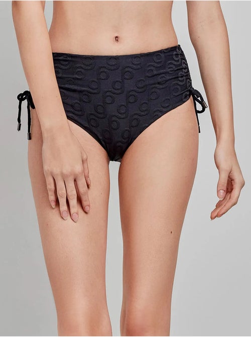 Culotte bikini taille haute à imprimé géométrique - Kiabi Culotte bikini taille haute à imprimé géométrique - Kiabi