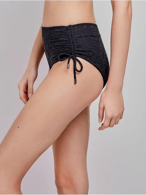 Culotte bikini taille haute à imprimé géométrique - Kiabi Culotte bikini taille haute à imprimé géométrique - Kiabi