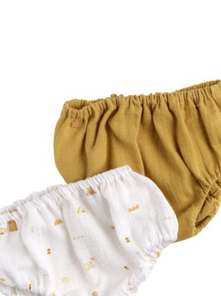 Culotte bloomer Bébé en coton lot de 2 - SAUTHON