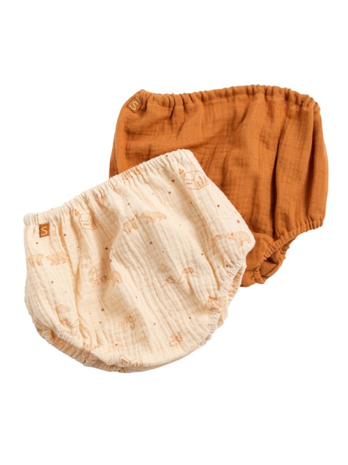 Culotte bloomer Bébé en coton lot de 2 - SAUTHON - Kiabi
