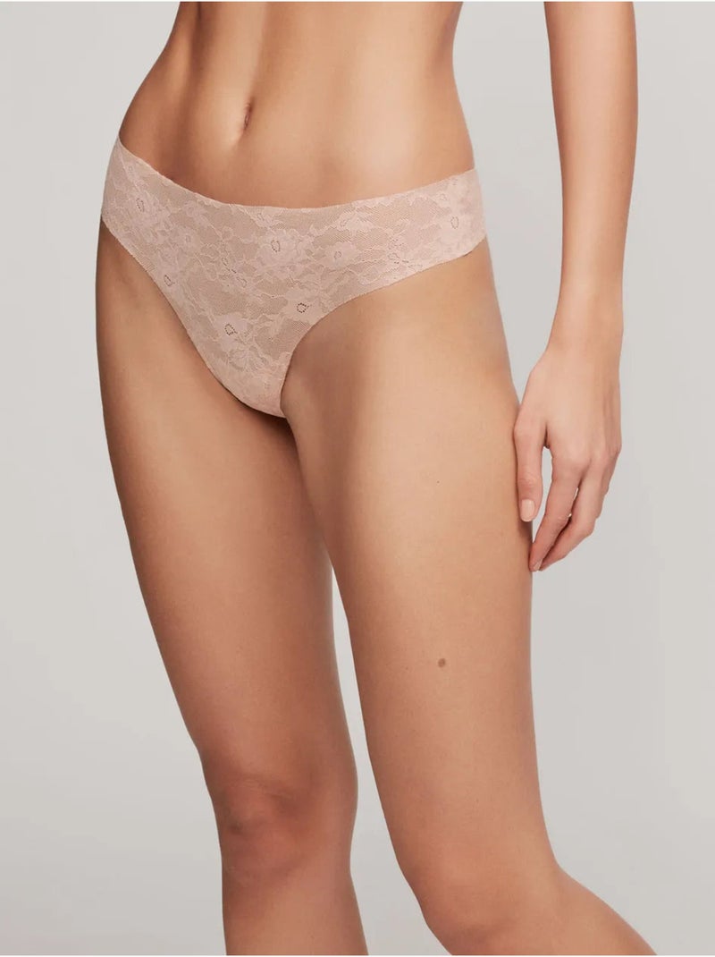 Culotte brésilienne coupée au laser Rose - Kiabi