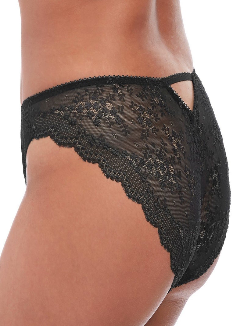 Culotte brésilienne dos dentelle Charley Noir - Kiabi