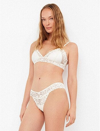 Culotte brésilienne en dentelle