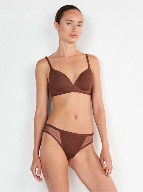 Culotte brésilienne en plumetis - Kiabi Culotte brésilienne en plumetis - Kiabi