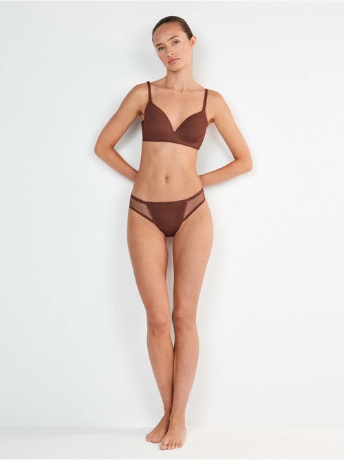 Culotte brésilienne en plumetis - Kiabi Culotte brésilienne en plumetis - Kiabi