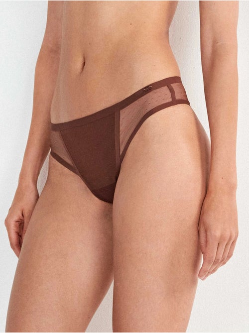 Culotte brésilienne en plumetis - Kiabi Culotte brésilienne en plumetis - Kiabi
