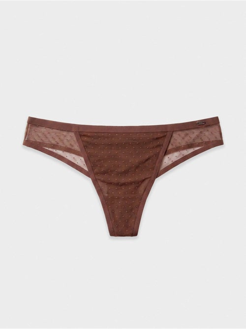 Culotte brésilienne en plumetis - Kiabi Culotte brésilienne en plumetis - Kiabi