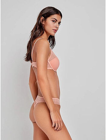 Culotte brésilienne en tissu semi-transparent