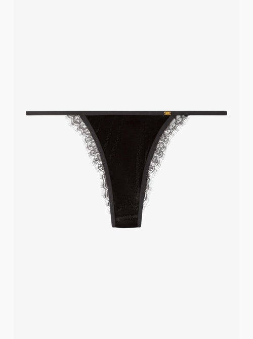 Culotte brésilienne en velours - Kiabi