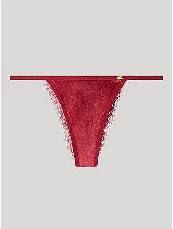 Culotte brésilienne en velours