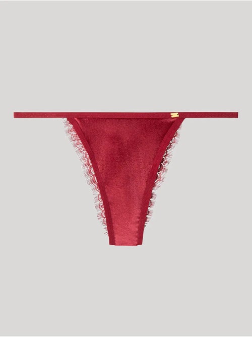 Culotte brésilienne en velours - Kiabi
