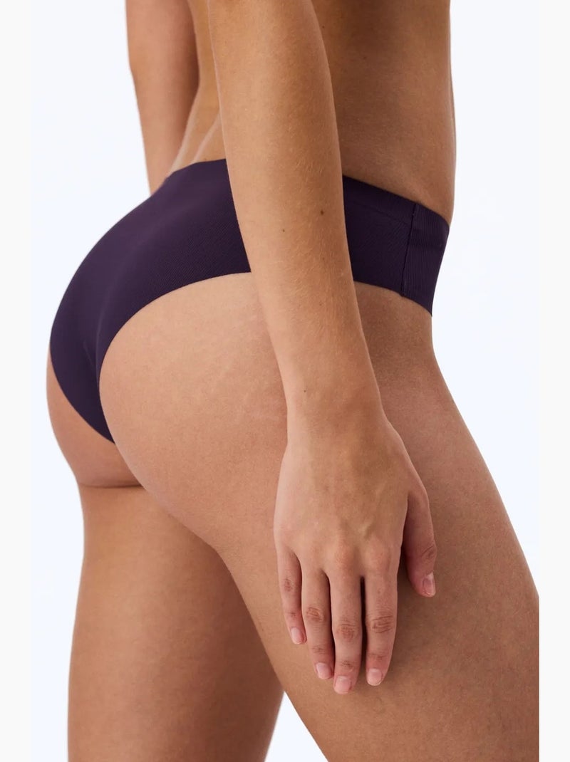 Culotte brésilienne fit invisibles penti Violet - Kiabi