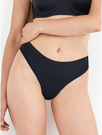 Culotte brésilienne invisible en microfibre