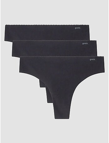 Culotte brésilienne invisible en microfibre