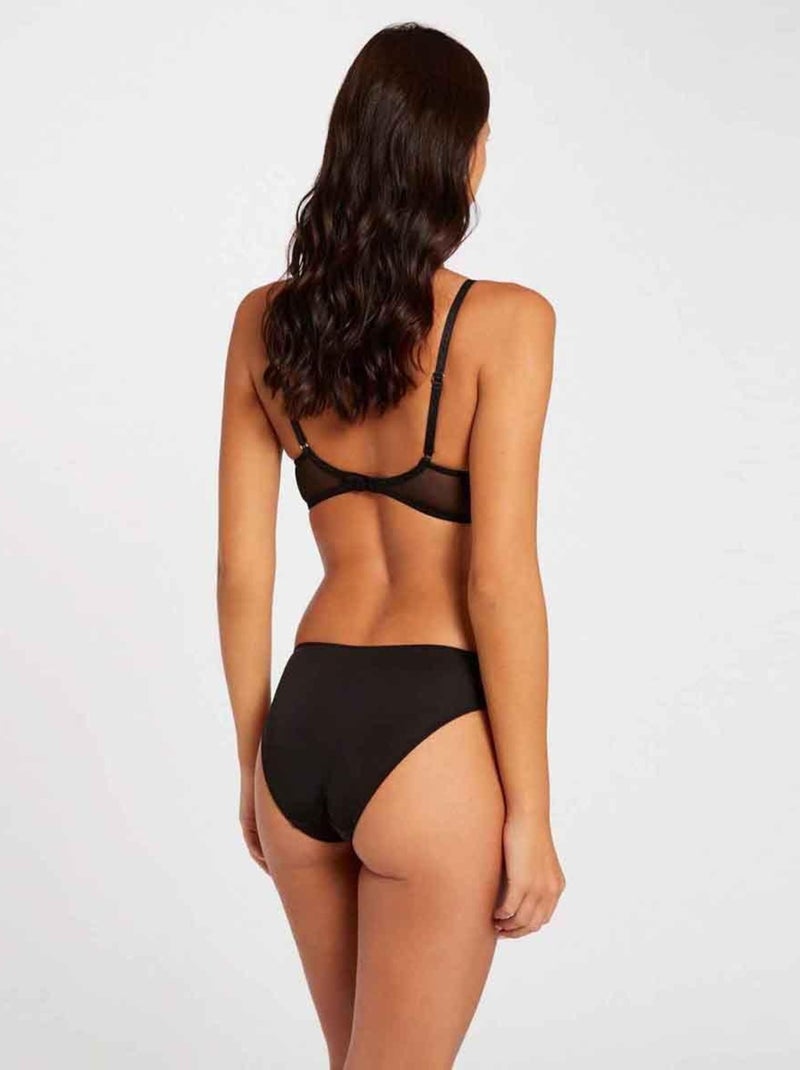 Culotte CAPUCINE - Morgan Lingerie Noir - Kiabi