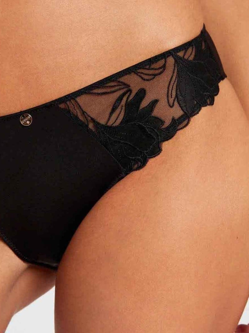 Culotte CAPUCINE - Morgan Lingerie Noir - Kiabi