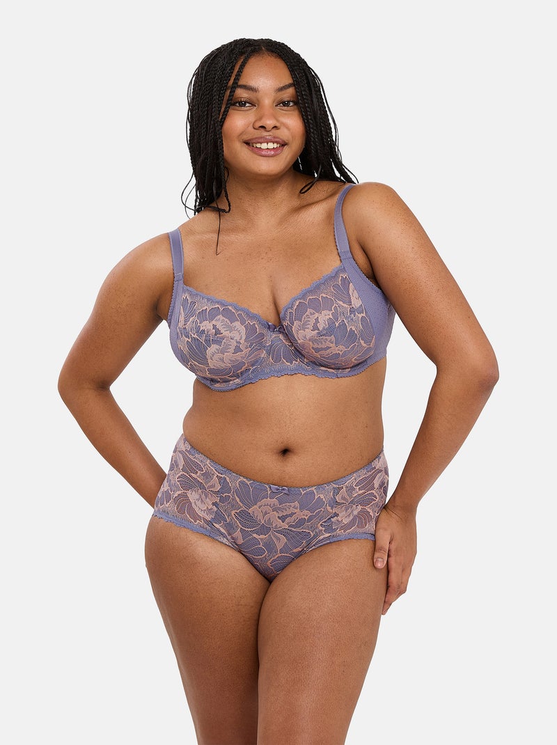 Culotte capucine sans complexe lingerie Gris Rose clair - Kiabi