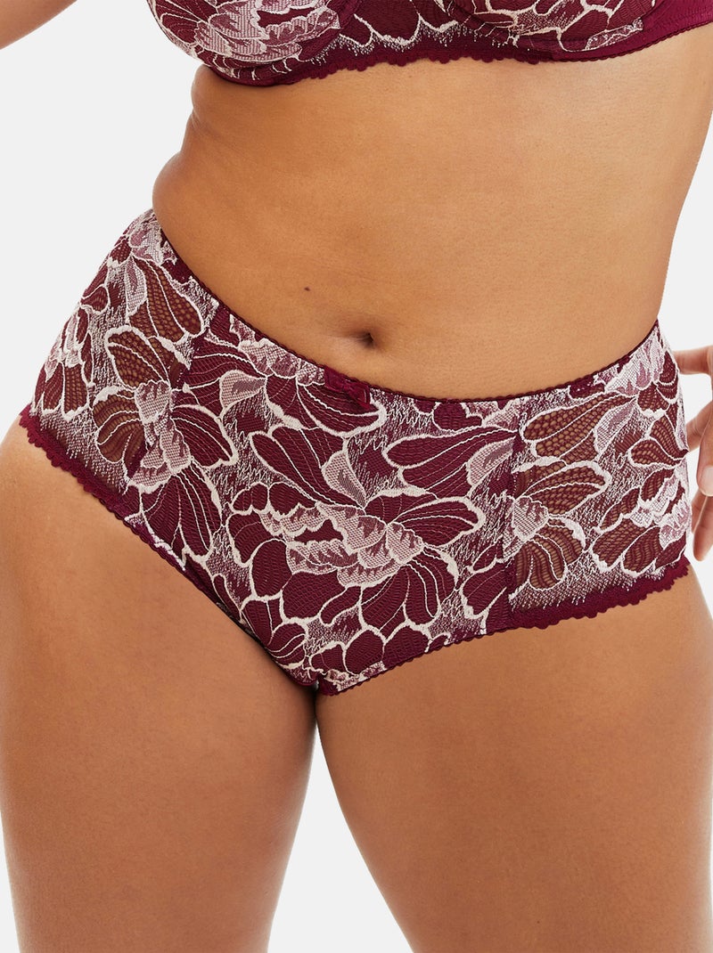 Culotte Capucine Sans Complexe Rouge pourpre - Kiabi