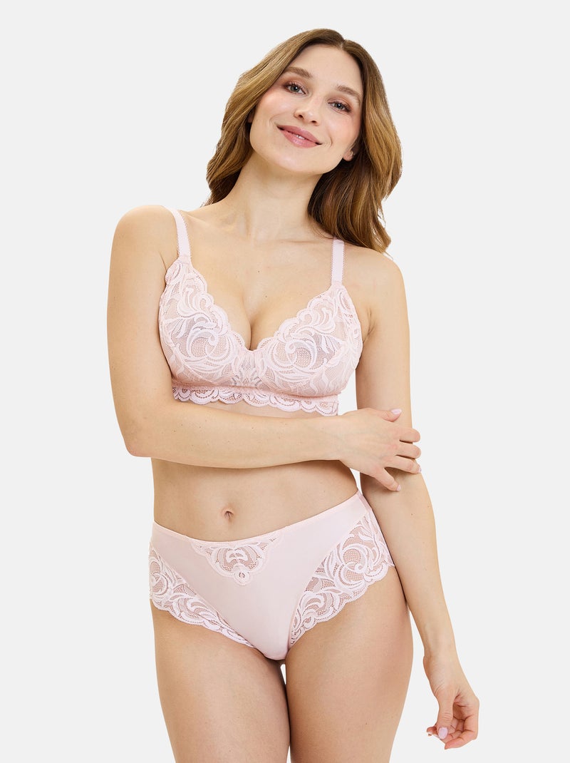 Culotte carla sans complexe lingerie Rose pâle - Kiabi