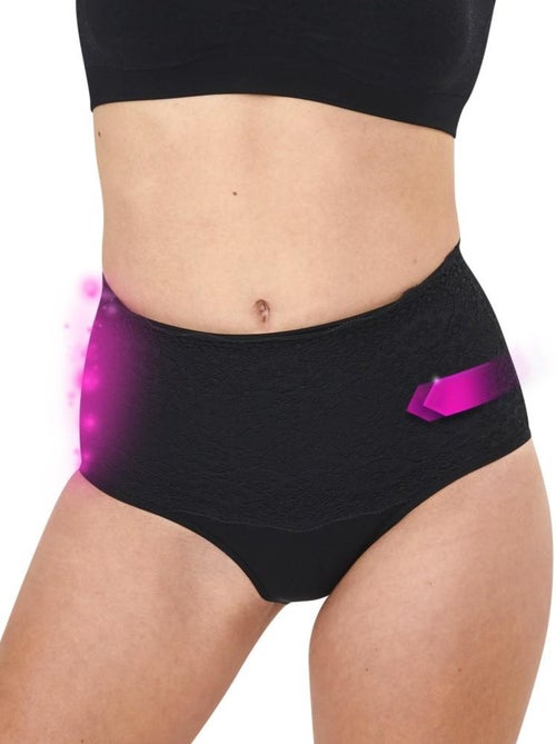 Culotte ceinture minceur en dentelle So'Slim pour femme - Kiabi