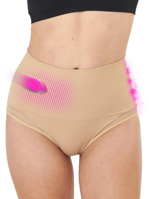 Culotte ceinture minceur en résille So'Slim pour femme - Kiabi