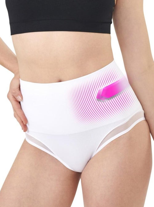 Culotte ceinture minceur en résille So'Slim pour femme - Kiabi