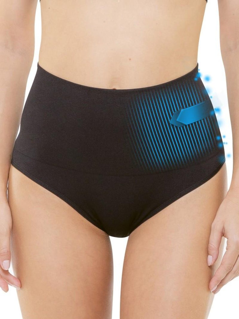 Culotte ceinture sculptante Cellutex Noir - Kiabi