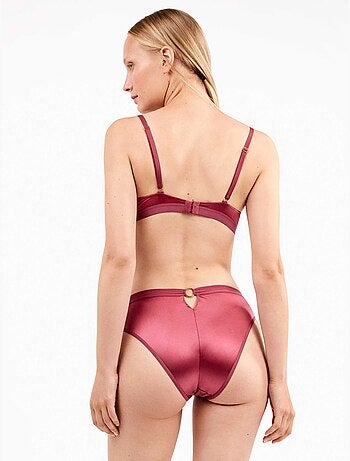 Culotte classique en dentelle florale
