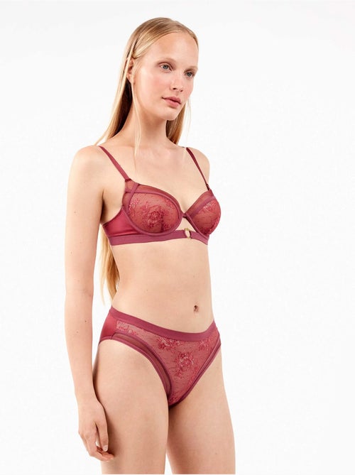 Culotte classique en dentelle florale - Kiabi Culotte classique en dentelle florale - Kiabi
