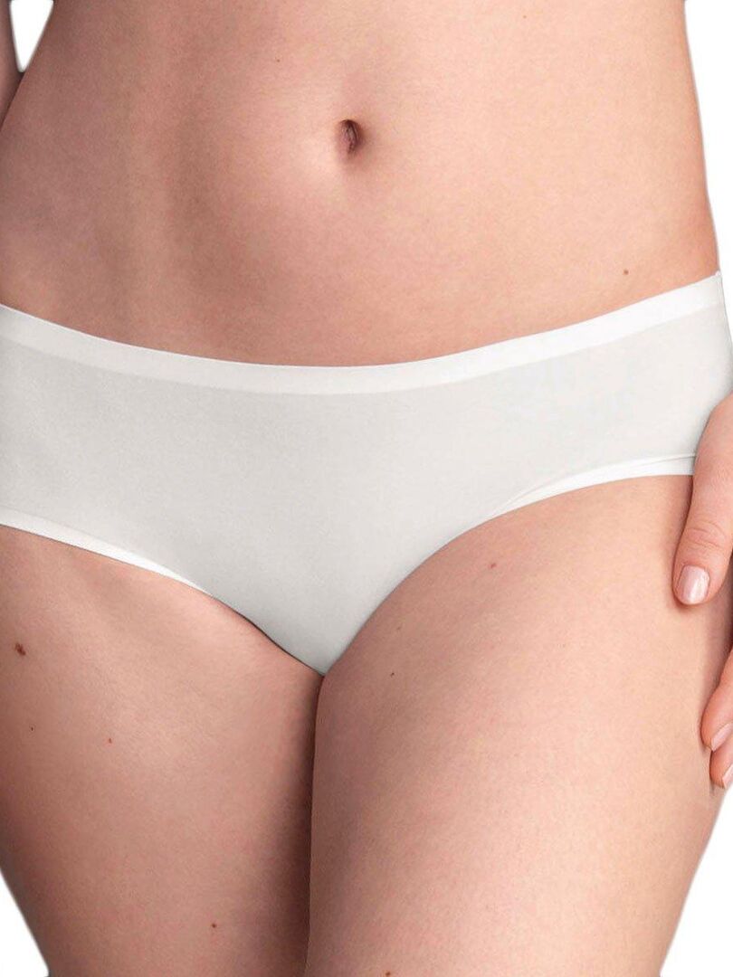 Culotte confort extensible seconde peau Essentials Blanc - Kiabi