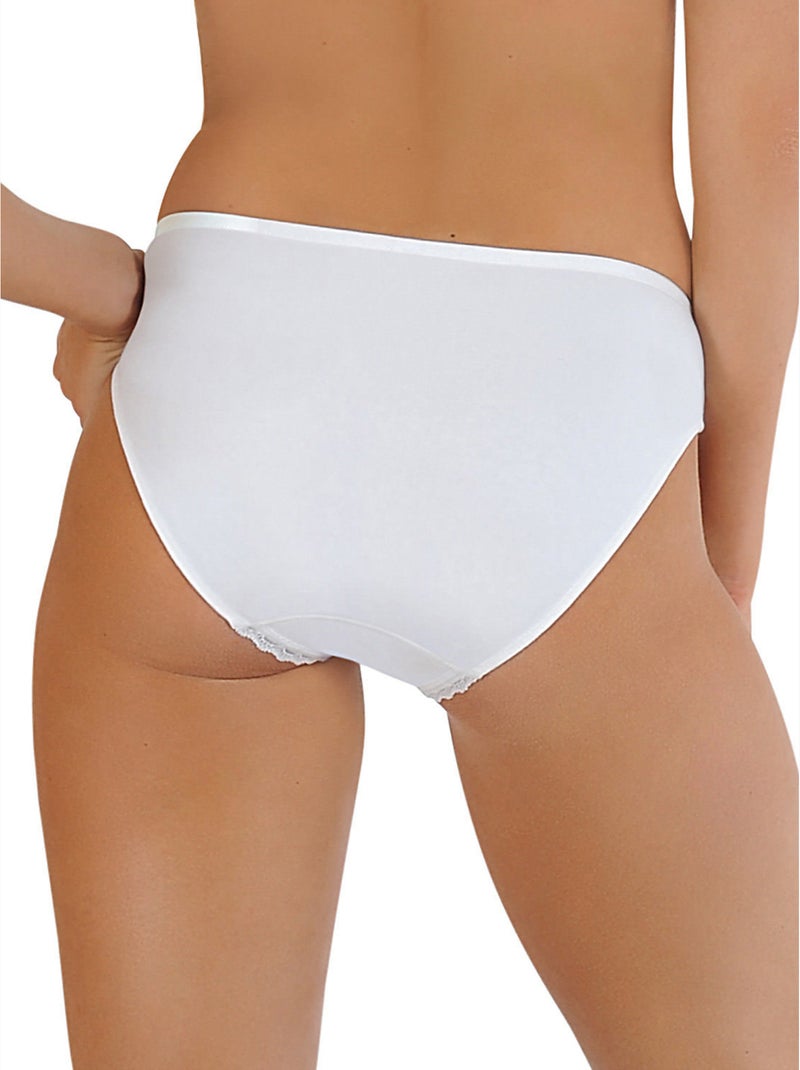 Culotte coton Anja Blanc - Kiabi