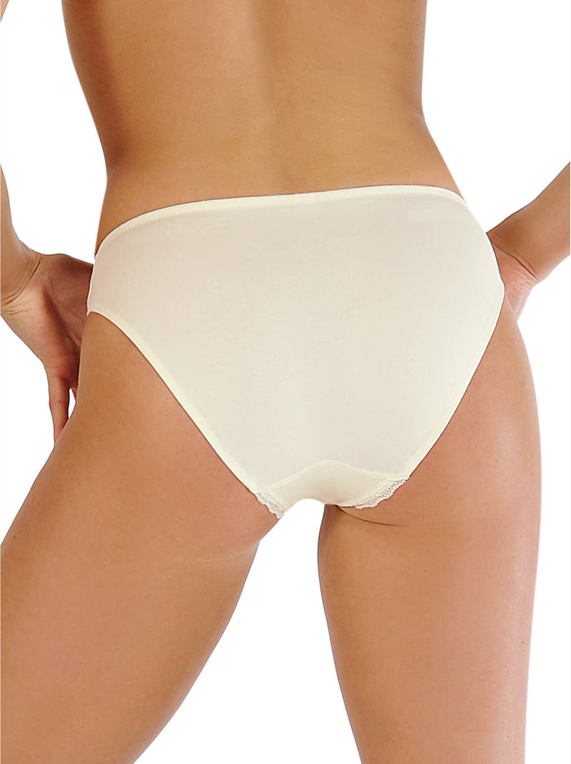 Culotte coton Anja Ecru - Kiabi