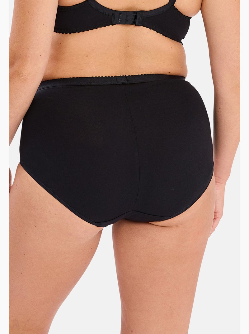 Culotte coton d'arum sans complexe lingerie Noir - Kiabi