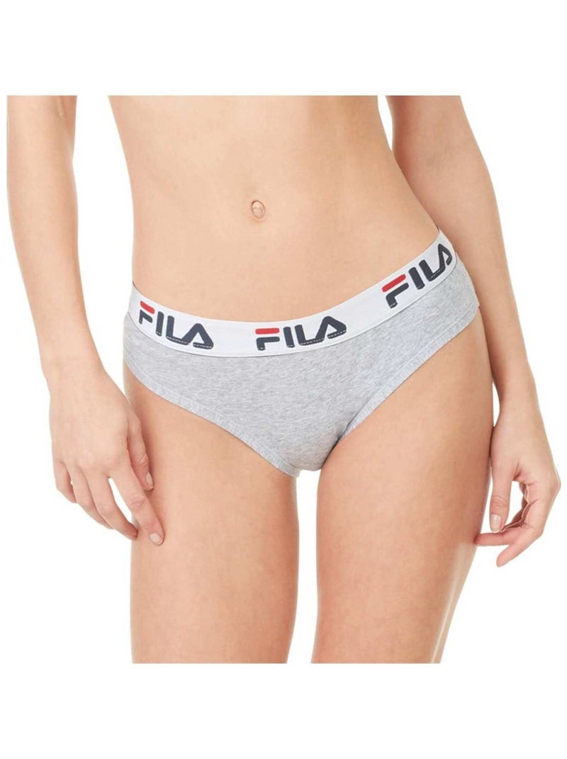 Culotte coton femme Fila 6043 Gris Fila Gris - Kiabi