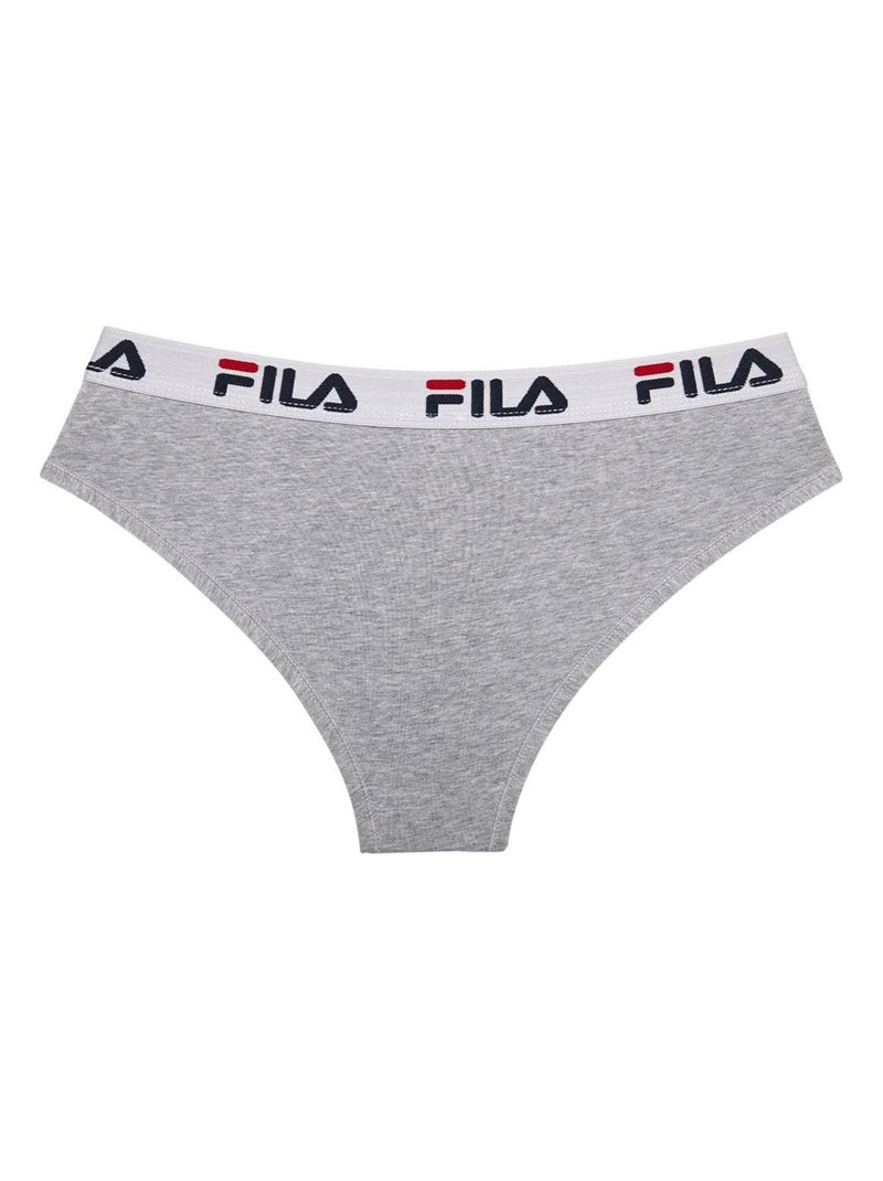 Culotte coton femme Fila 6043 Gris Fila Gris - Kiabi