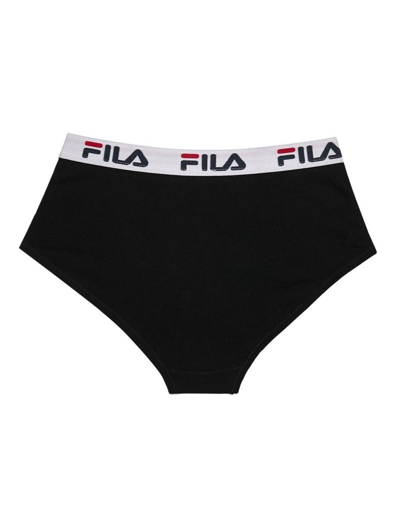 Culotte Coton femme Fila 6044D Noir Fila Noir - Kiabi