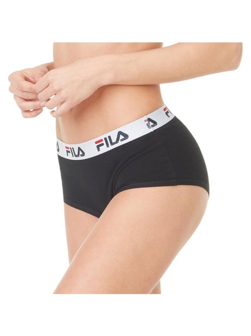 Culotte Coton femme Fila 6044D Noir Fila - Kiabi