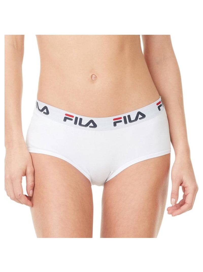 Culotte Coton femme FU6044E Fila Blanc - Kiabi