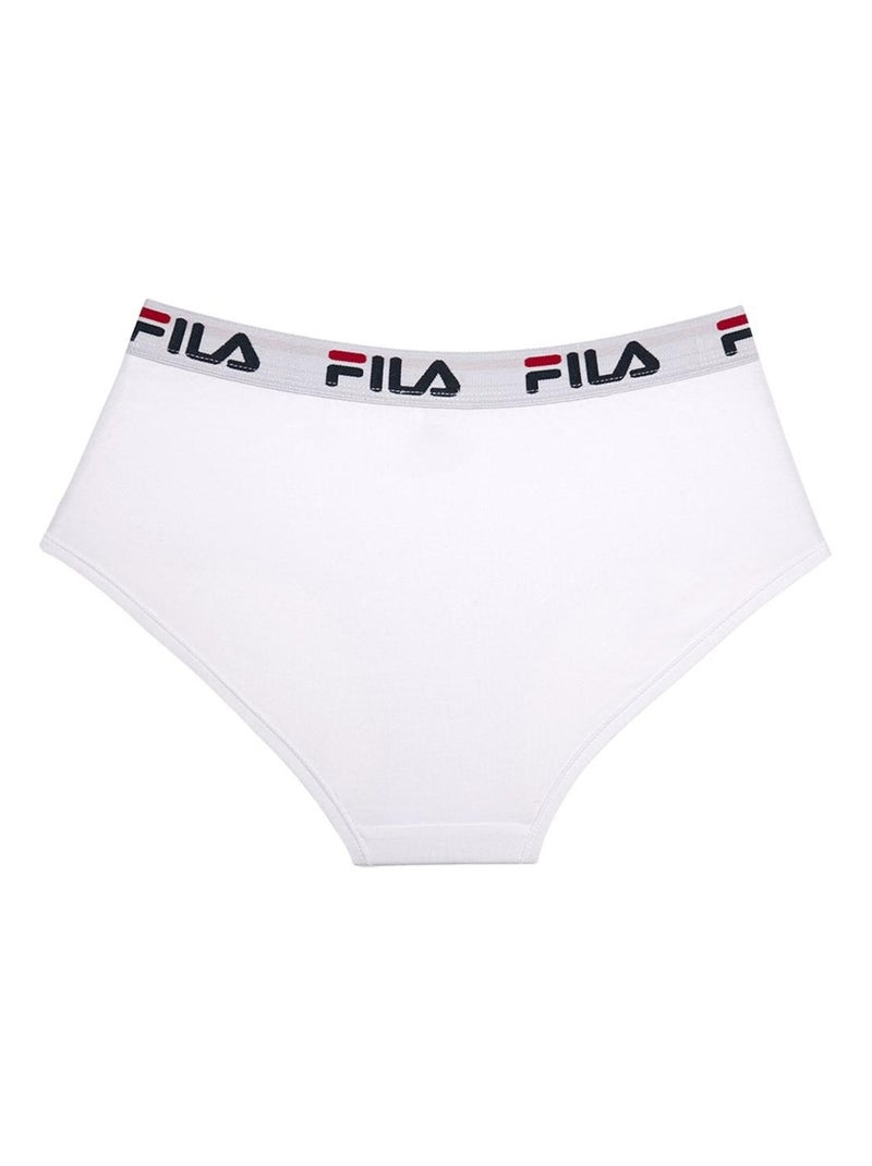 Culotte Coton femme FU6044E Fila Blanc - Kiabi
